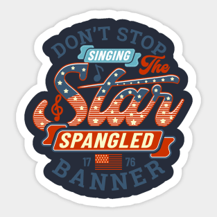 The Star Spangled Banner Sticker